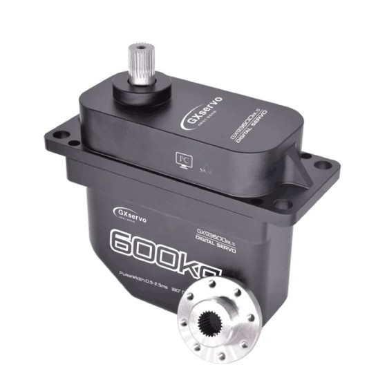 GXservo 600KG Super Large Torque Brushless 24V Giant Servo 93600BLS 1/5 Scale RC Car Truck Boat Aircraft Robot Helicopter UAV